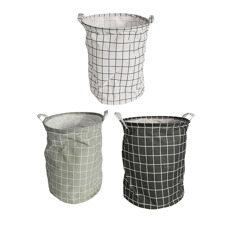 Foldable Dirty Clothes Basket Household Multifunctional Fabric Storage Bucket Sundries Toys Clothes Organizing Storage Container