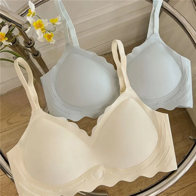 Sexy Seamless Bra Women Comfort Lingerie Sports Padded Tops Sexy Wireless Underwear Soft Bralette Support Bra Thin Intimates