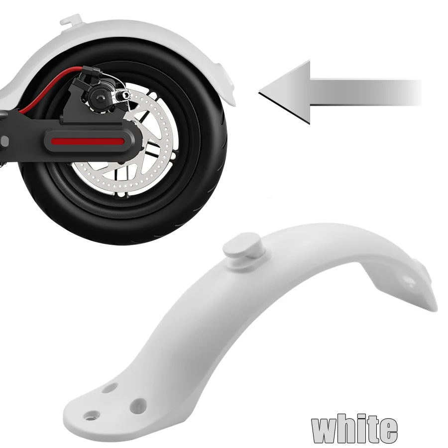 For Xiaomi Mijia MI M365 1S M187 Pro Electric Scooter Tire Splash Fender with Rear Taillight Front Back Guard Mudguard screw KIT