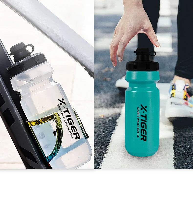 X-TIGER 650ml Cycling Water Bottle Mountain Road Bicycle Squeeze Cup Outdoor Sports Portable Water Cup Cycling Equipment