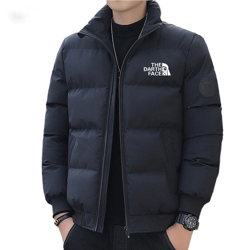 Korean Version New Stand Up Collar Men Cotton Jacket Winter Thick Warm Fashionable Short Down Cotton Jacket