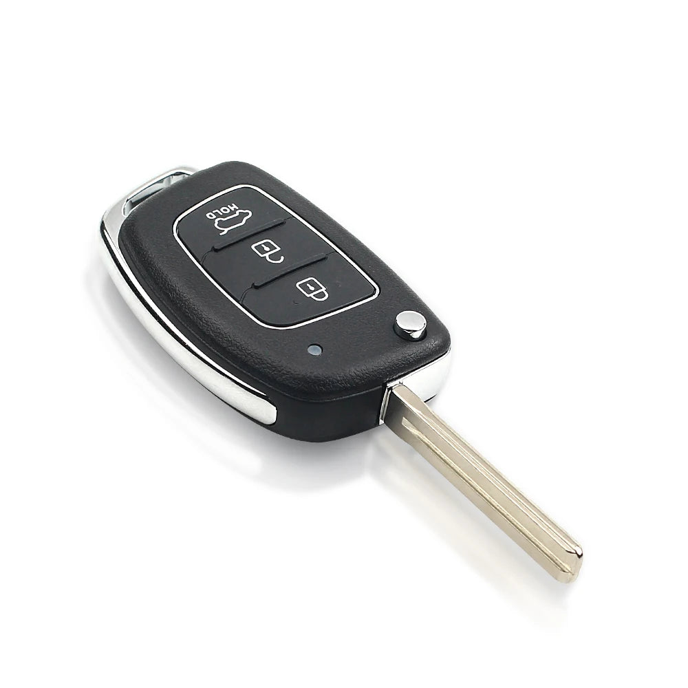 KEYYOU Car Remote Flip Key Fob For Hyundai  Accent Ix35 IX45 I30 Solaris Tucson I20 Santa Fe 433Mhz ID46 Chip