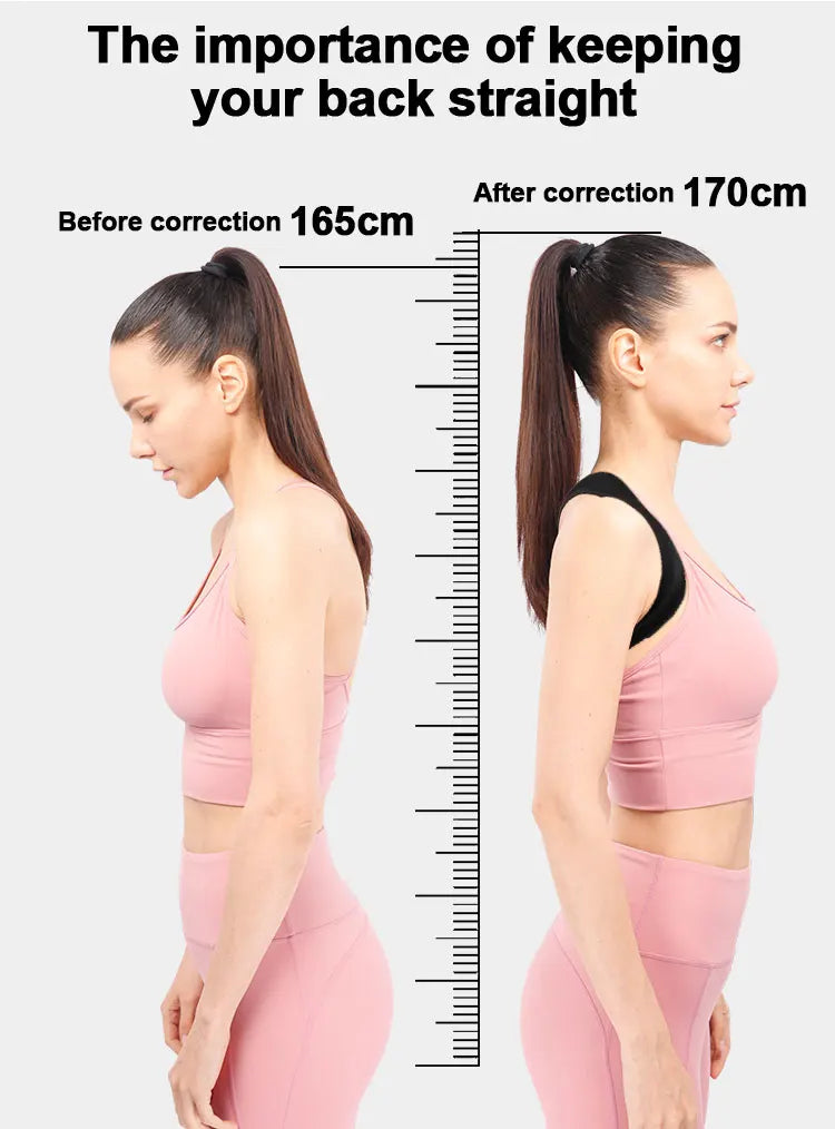 Posture Corrector For Men And Women - Adjustable Upper Back Brace For Clavicle Support | Neck, Back, Shoulder Pain Relief 1PC