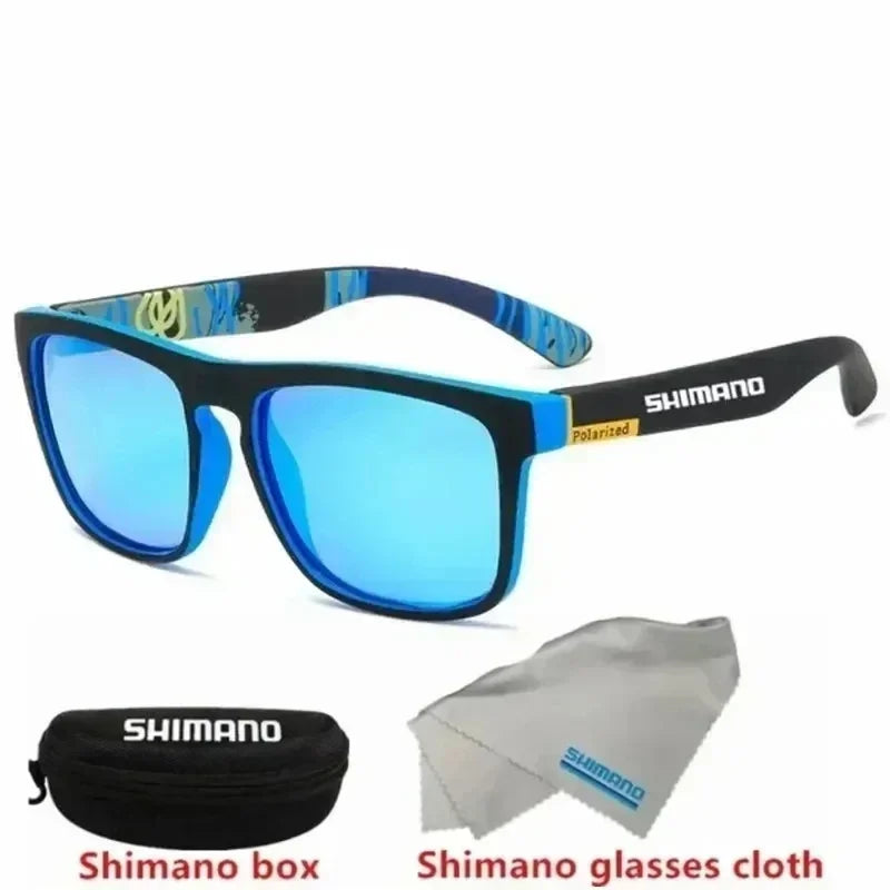 Shimano Polarized Sunglasses UV400 Protection for Men and Women Outdoor Hunting Fishing Driving Bicycle Sunglasses Optional Box