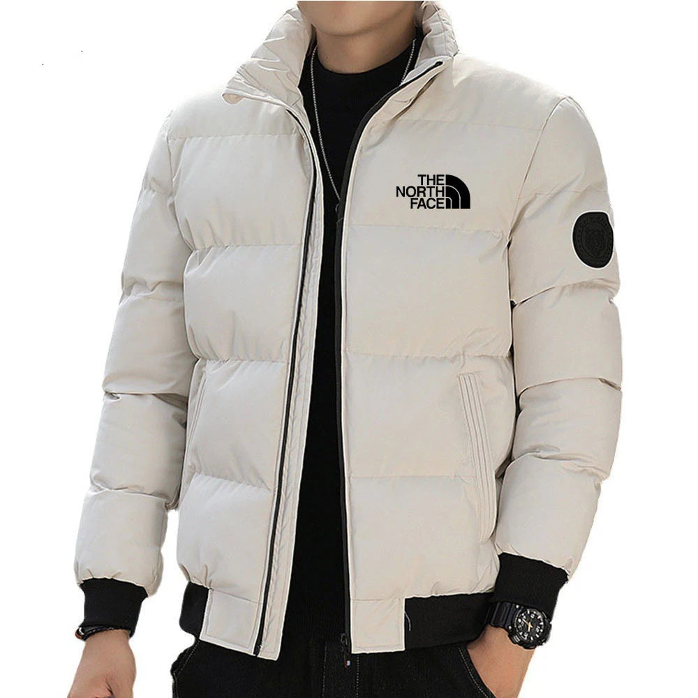 Korean Version New Stand Up Collar Men Cotton Jacket Winter Thick Warm Fashionable Short Down Cotton Jacket