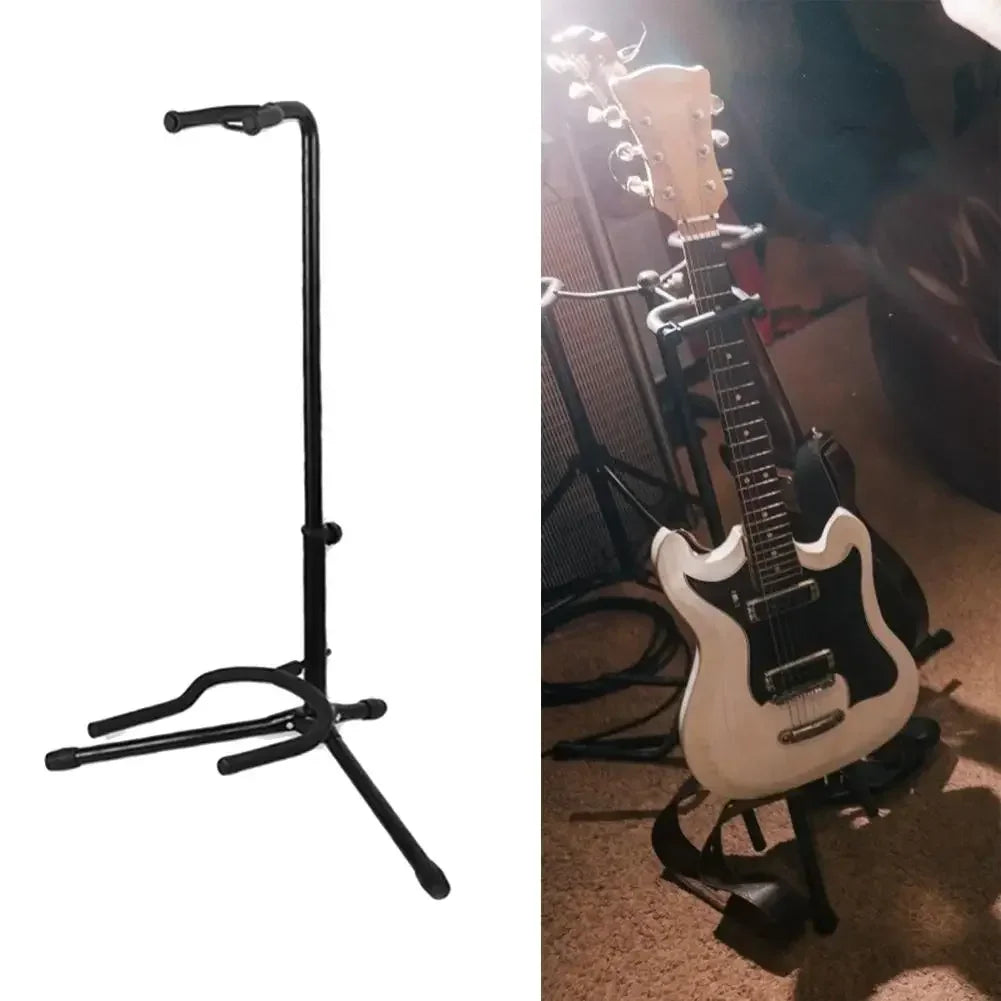 Vertical Guitar Stand Folding Liftable Folk Electric Guitar Display Stand Ukulele Pipa Bass Floor Stand Instrument Accessories