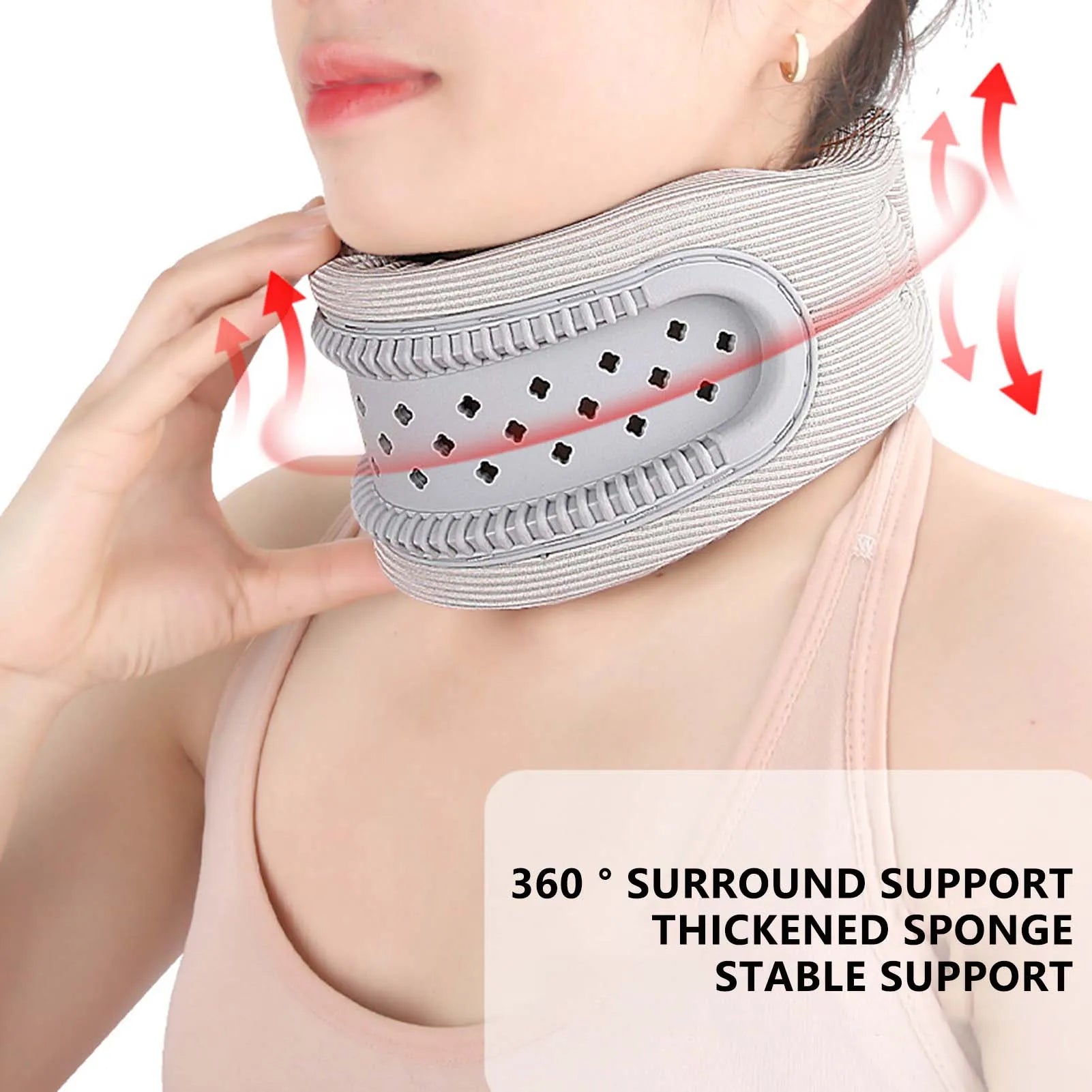 Cervical Sponge Neck Protector Stabilizes & Relieves Pressure in Spine Collar Gift for Friends Family Members