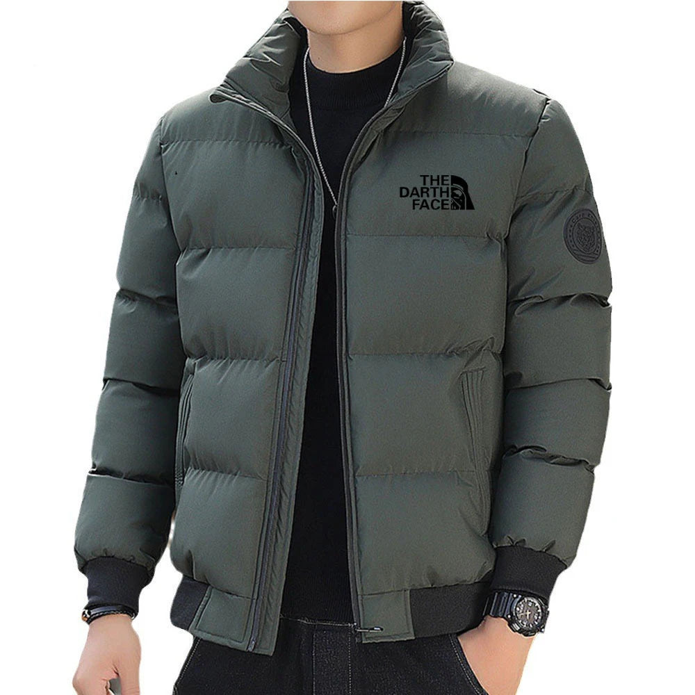 Korean Version New Stand Up Collar Men Cotton Jacket Winter Thick Warm Fashionable Short Down Cotton Jacket