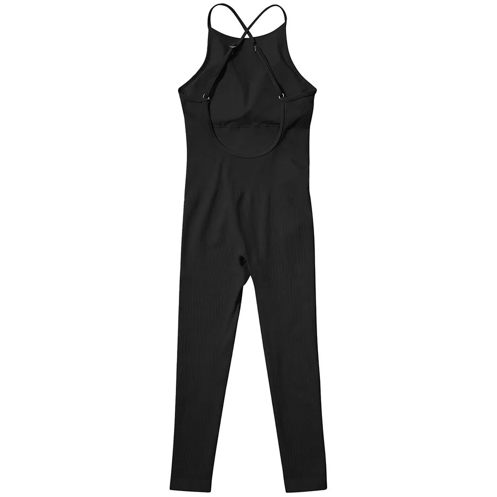 Bodysuit Women Jumpsuit Summer Romper Overalls Sportswear Fashion Streetwear Women Overalls One Piece Fitness Sports Bodysuits