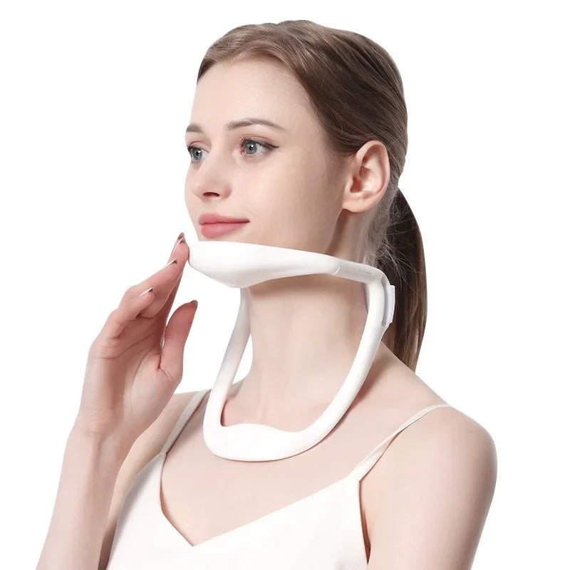 Neck Brace Support Posture Improve Pain Caused By Bowing Your Head Health Care Girth Adjustable Correct Effectively Stretcher