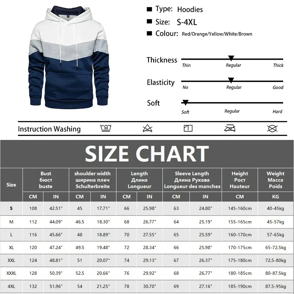 Men's Clothing Casual Sweatshirt Suit Sweatshirts for Men Daily Tricolor Hoodies Hot High Quality 2024 Sports Tracksuit Jogging