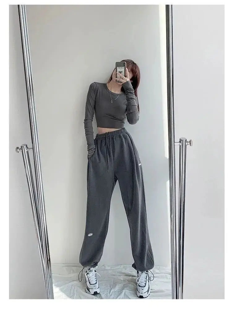 Woman's Trousers Good Quality autumn/winter Harem Solid Color Loose Fashion Ladies Trousers Cheap Sale Dropshipping AYX215