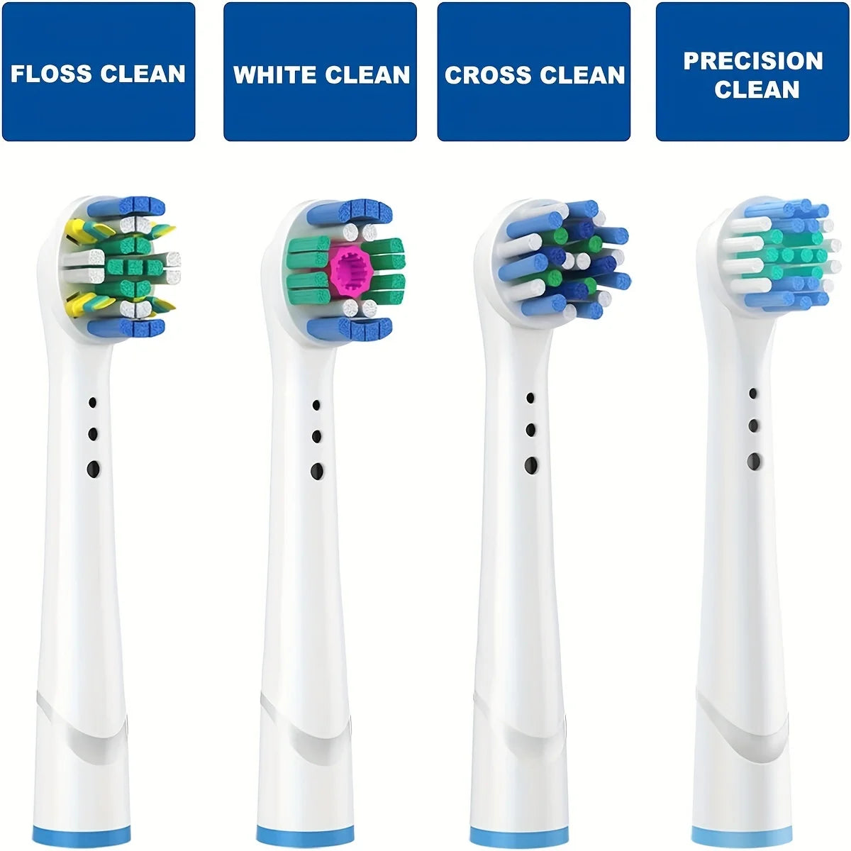 4/12/16Pcs Replacement Toothbrush Heads Compatible with Oral-B Braun Professional Electric Toothbrush Heads Brush Heads