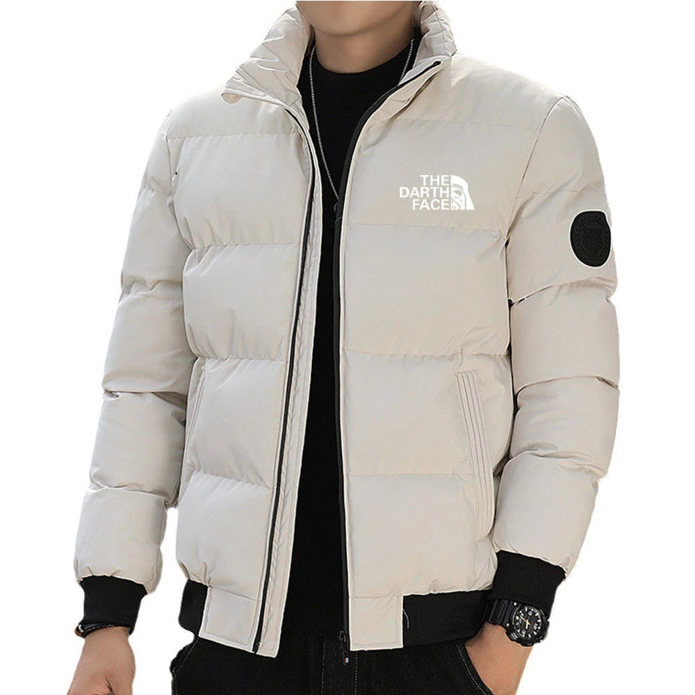 Korean Version New Stand Up Collar Men Cotton Jacket Winter Thick Warm Fashionable Short Down Cotton Jacket