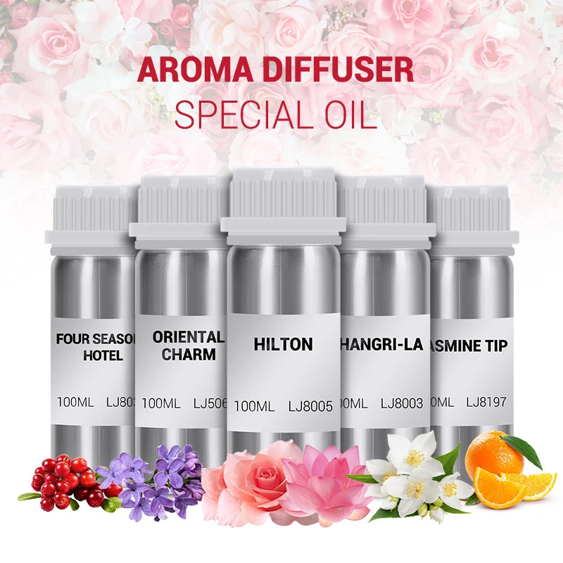 100ml Diffuser Essential Oils Hilton Fragrance Oil for Home Perfumes Hotel Aromatherapy Machine Essential Oil Diffuser Aroma Oil