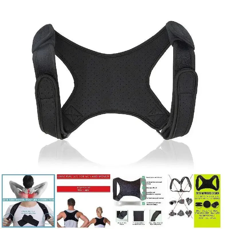 Adjustable Posture Corrector for Men & Women, Back Fracture Support, Clavicle & Spine Shoulder Brace Belt for Comfort