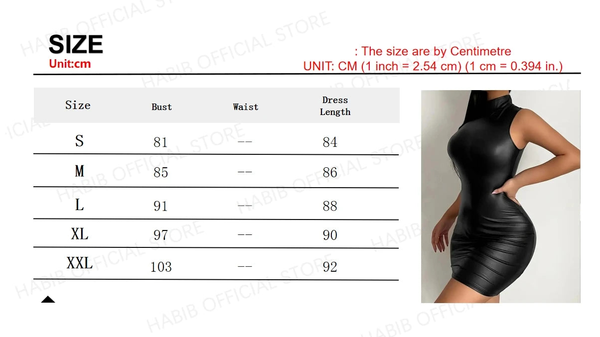 Women Summer Sexy Party Strapless Bodycon Pu Leather Slim Package Hip Black Club Party Mini Short Dress Sundress Female Clothing