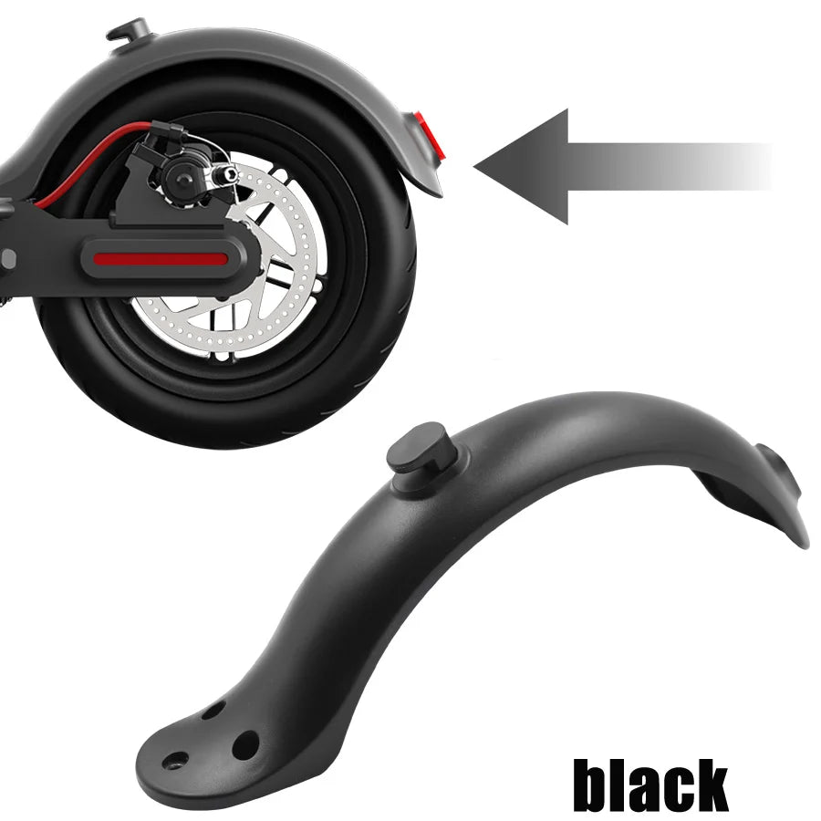 For Xiaomi Mijia MI M365 1S M187 Pro Electric Scooter Tire Splash Fender with Rear Taillight Front Back Guard Mudguard screw KIT