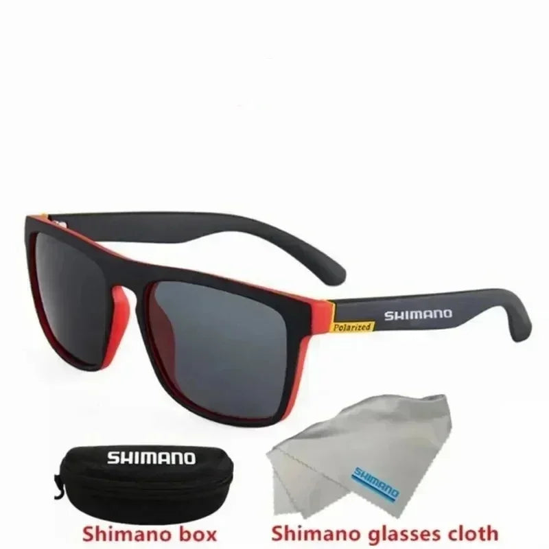 Shimano Polarized Sunglasses UV400 Protection for Men and Women Outdoor Hunting Fishing Driving Bicycle Sunglasses Optional Box