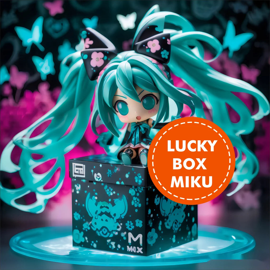 Hatsune Mirai lucky Gift Box Miku Mystery Box Anime Figure Game Action Figure Blind Box Lucky Model Doll Lucky Model Toy