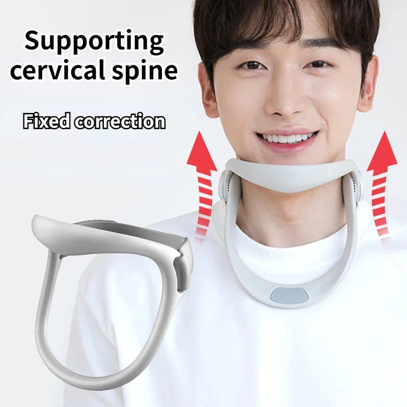 Neck Brace Support Posture Improve Pain Caused By Bowing Your Head Health Care Girth Adjustable Correct Effectively Stretcher