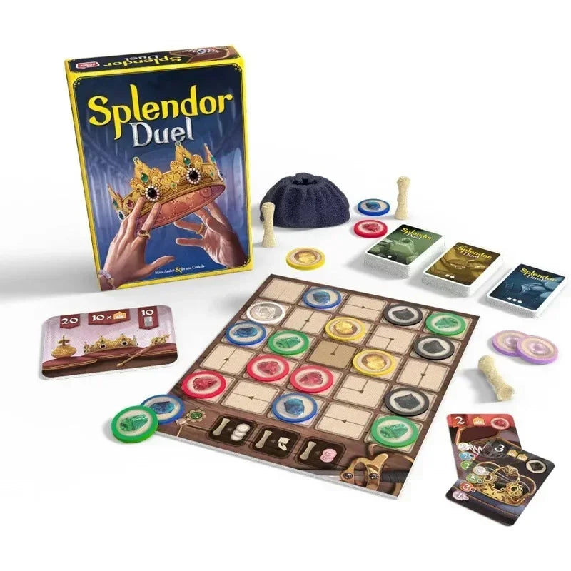 Splendor Duel Board Game Strategy Game for Kids and Adults Fun Family Game Night Entertainment Party Game for Family Collection