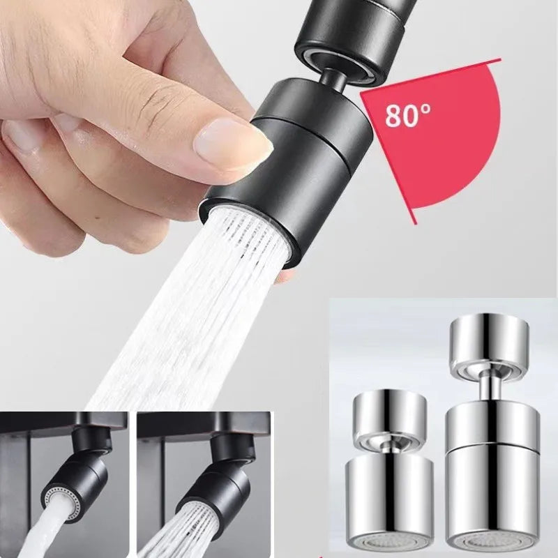 New 2 Mode Kitchen Faucet Spray Head Filter Adjustable 360° Rotary Splashback Tap Nozzle Bubbler Kitchen Sink Faucet Aerator