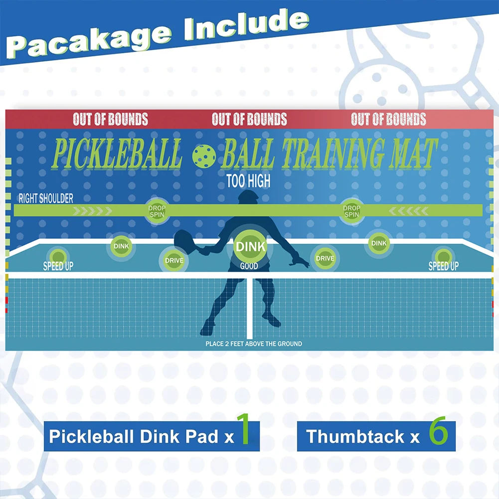 Pickleball Practice Board Pickleball Dink Wall Pad Pickleball Training Dink Pad for Outdoor & Indoor Court Use