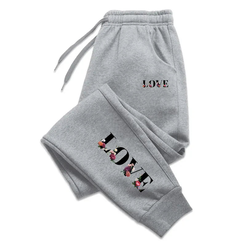 Womens Tracksuit Trousers New LOVE Letter Print Street Luxury Sweatpants Daily Casual Simplicity Versatile Jogging Sport Pants