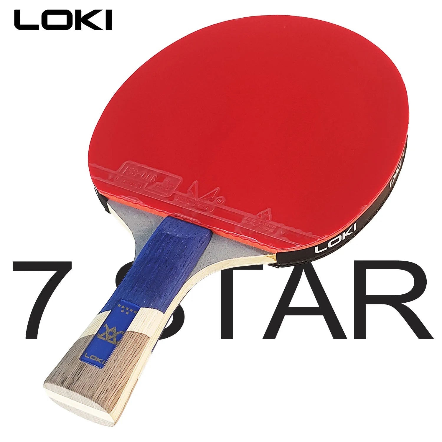 LOKI 9 Star Table Tennis Racket Professional 5+2 Carbon Ping Pong Paddle 6/7/8/9 Star Ultra Offensive with Sticky Rubbers