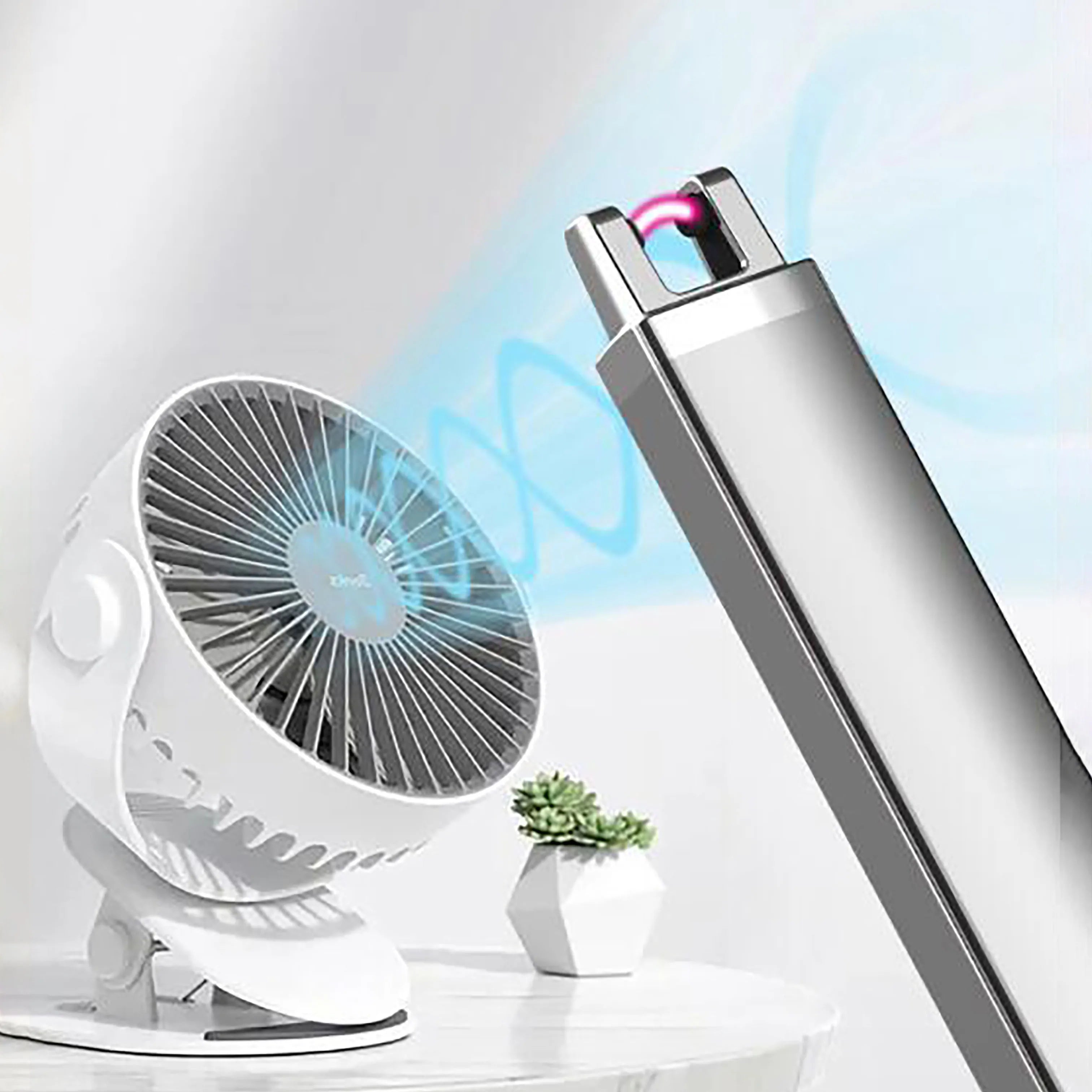 A USB rechargeable igniter, pulse ignition windproof design, soft neck suitable for candles, aromatherapy, outdoor camping