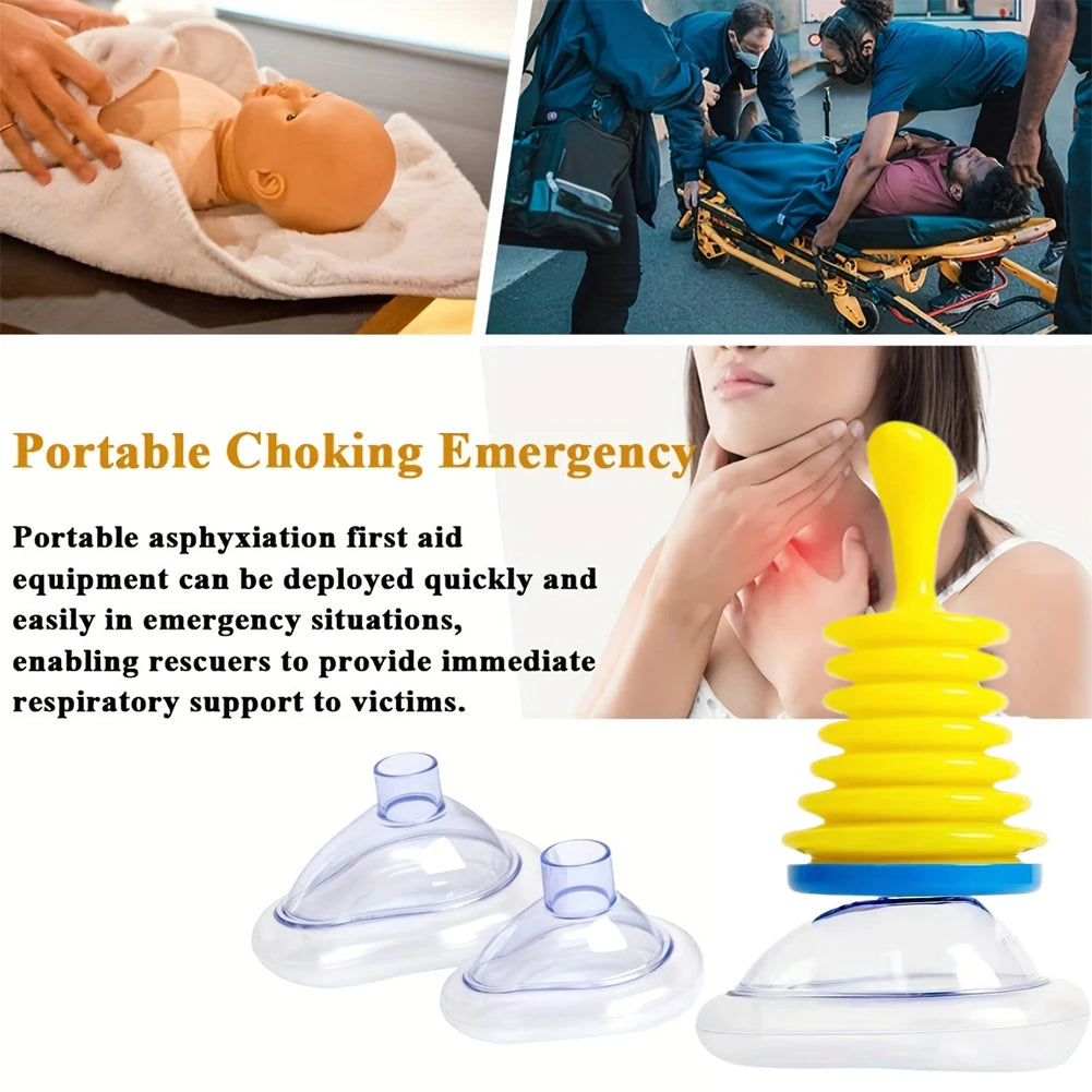 First Aid Kit Emergency Choking Rescue Device Adult Kids Choking Breathing Trainer Anti Suffocation Home Asphyxia Rescues Device