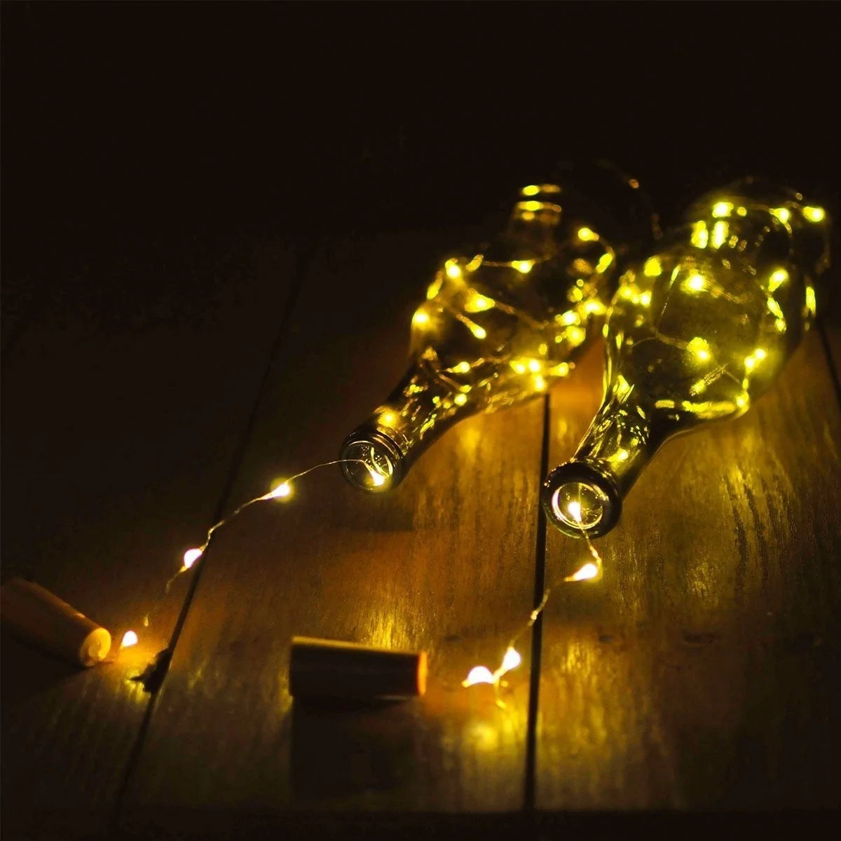 2M 20 LED Bottle Light Fairy Lights Cork Mood Lights Wine Bottle Night Light for Party, Garden, Christmas, Wedding Decoration