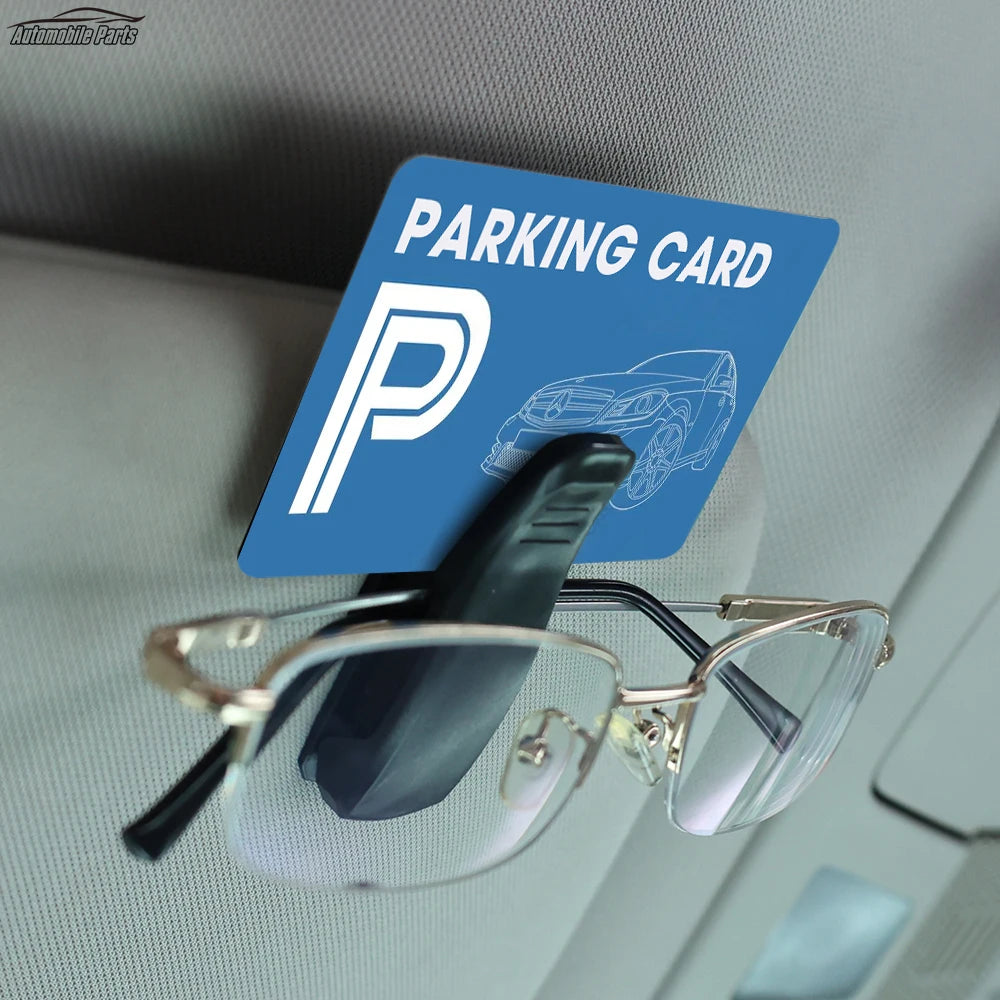 1 Pcs Universal Car Auto Sun Visor Glasses Box Sunglasses Clip Card Ticket Holder Fastener Pen Case Eyeglasses Clips Accessories