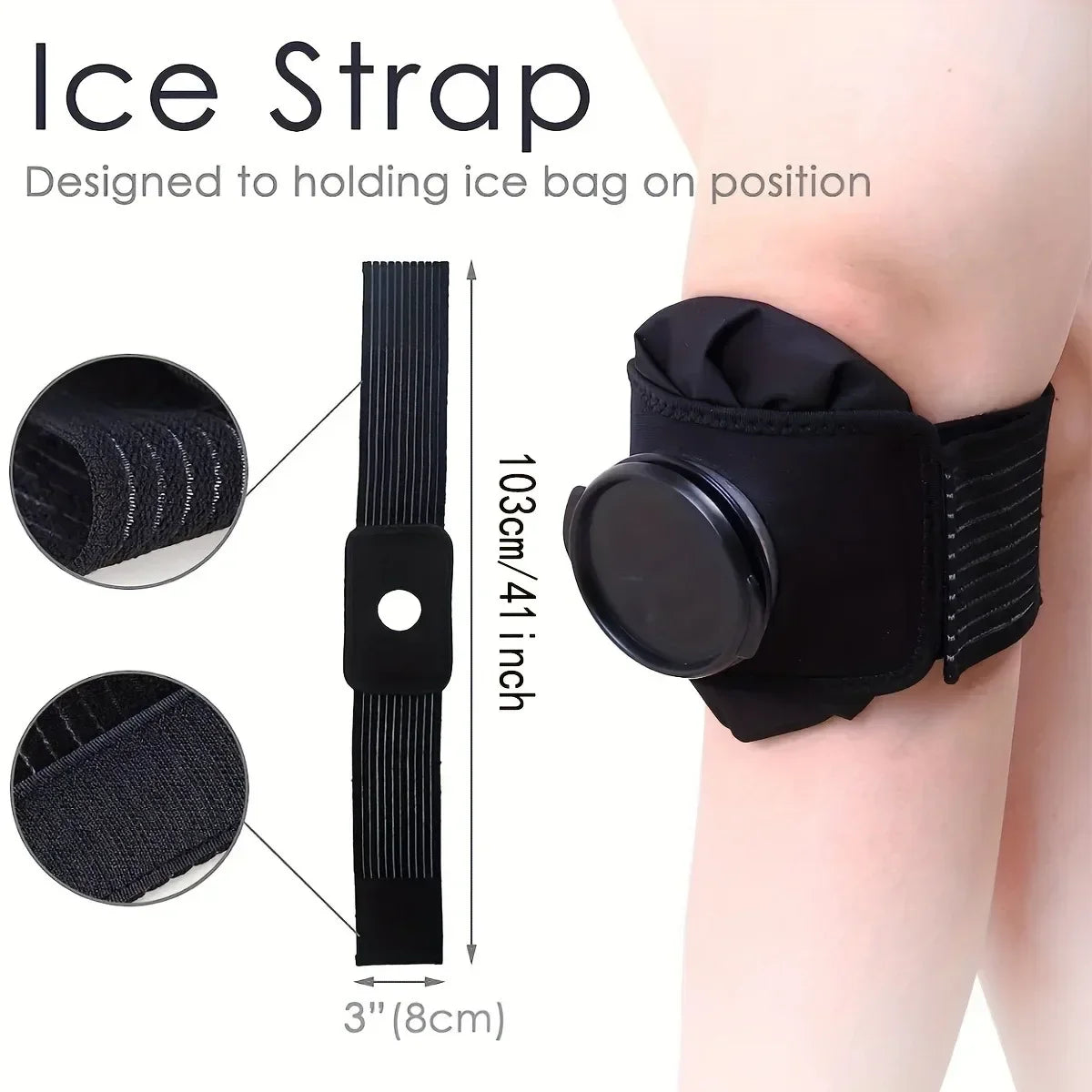 Reusable Ice Bag Medical Cold Pack Hot Water Bag for Injuries Pain Relief Health Care Hot & Cold Therapy Ice Pack for Knee Head