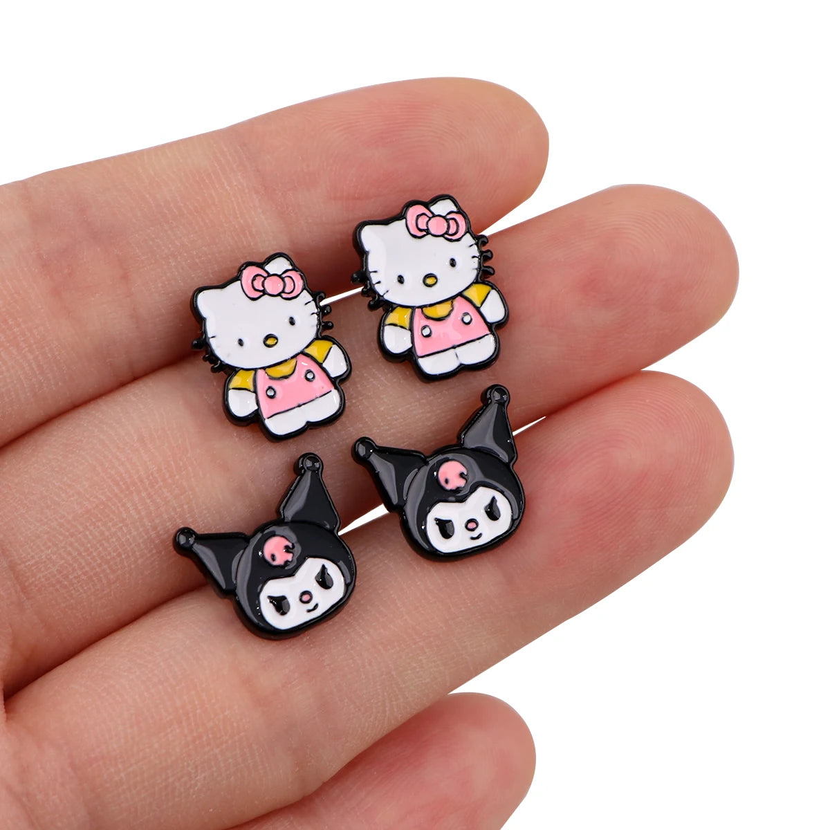 Cute Cartoon Angle Metal Earrings For Women Girl Stud Earring Trendy Stainless Steel Earrings Ear Piercing Jewelry Party Gift