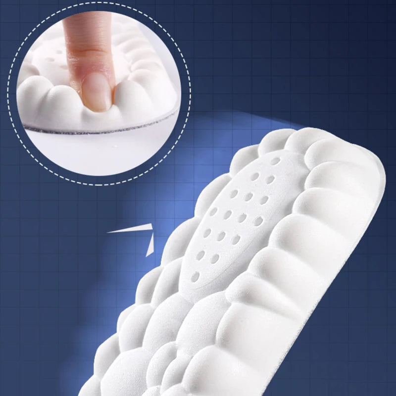 Latex Memory Foam Insoles for Women Men Soft Foot Support Shoe Pads Breathable Orthopedic Sport Insole Feet Care Insert Cushion