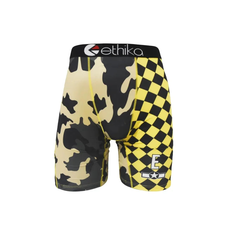 ETHIKA Sexy Men's Underwear Boxers Shorts Fashion Man Underpants Panties Print Men Innerwear Mens Boxer Shorts Male Boxer Briefs