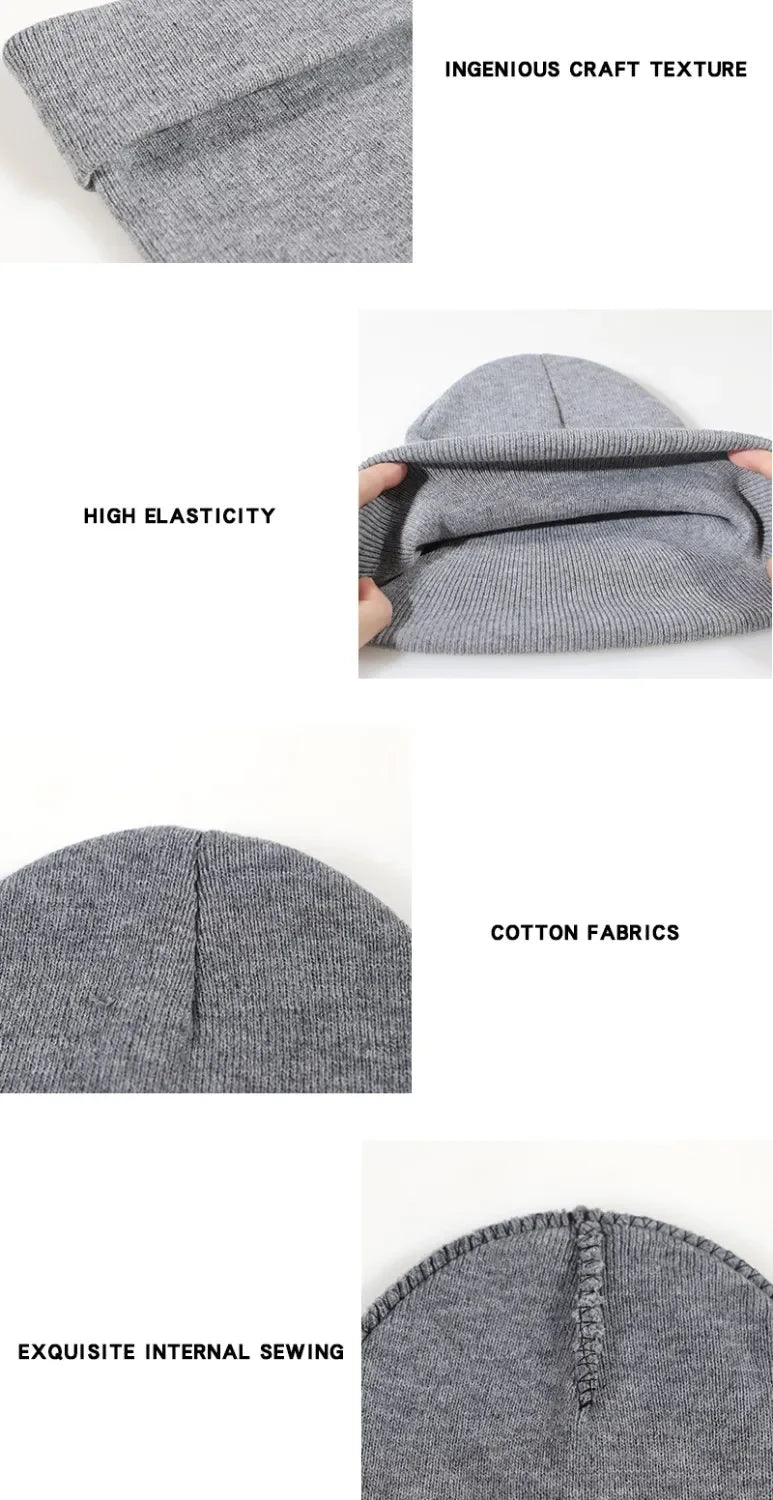 New Fashion 6 colors Red Bull High Quality Knitted Hat for Women and Men Casual Beanie Hat Cap Winter Soft Warm Caps Unisex