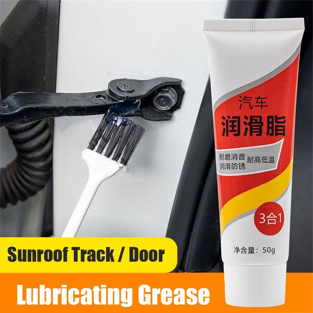 Auto Door Limiter Noise Removal Lubricating Oil Car Sunroof Track Slide Lubricating Grease Gear Hinge Anti Jamming Engine Grease