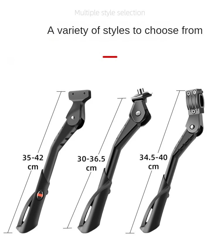 Bicycle Support Mountain Road Bike Aluminum Alloy Side Support Foot Support Double Hole Adjustable Support Cycling Equipment