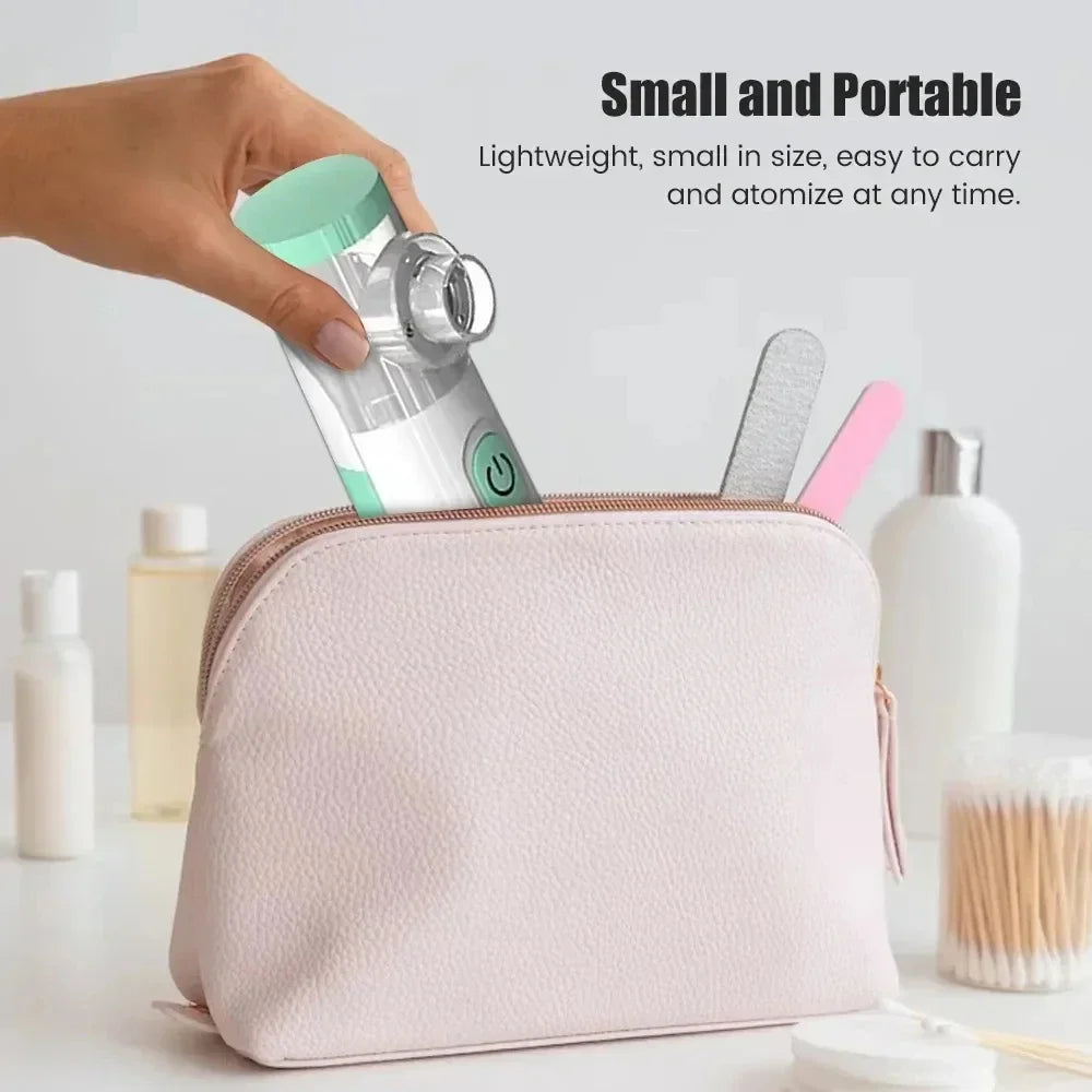 Outdoor Portable Kids Adult Saving Emergency Device Nebulizer Silent Mesh Mini First Aid Kit Handheld Asthma Inhaler Atomizer