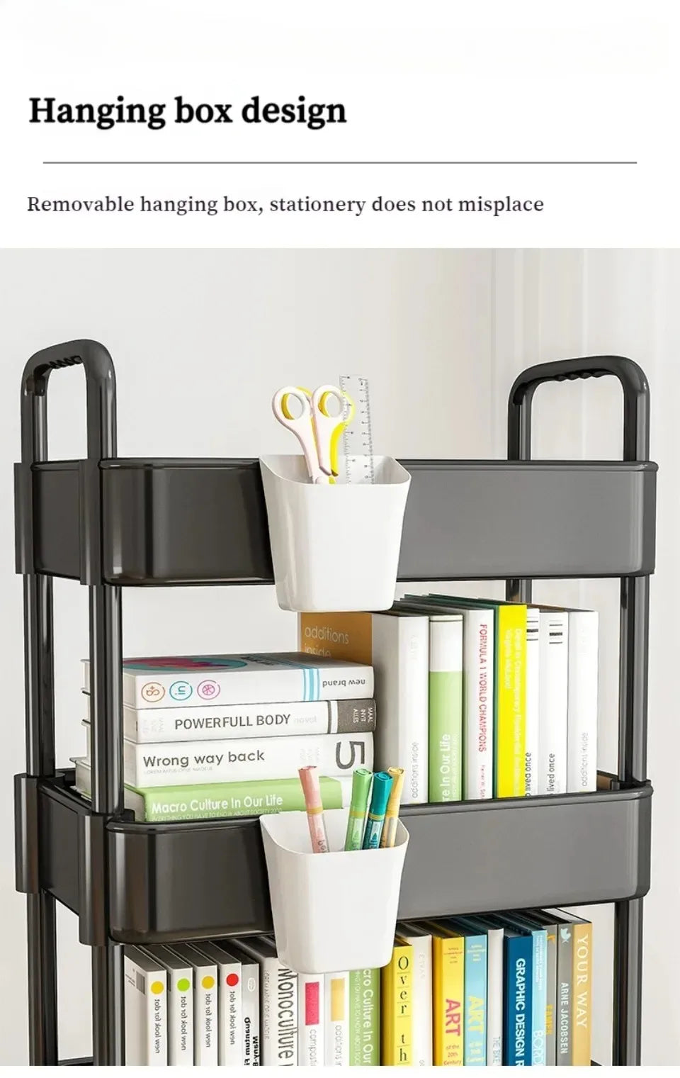 Mobile Storage Rack Trolley Household Kitchen Multifunctional Cart With Wheels Rack Bedroom Multi-Layer Storage Home Accessories