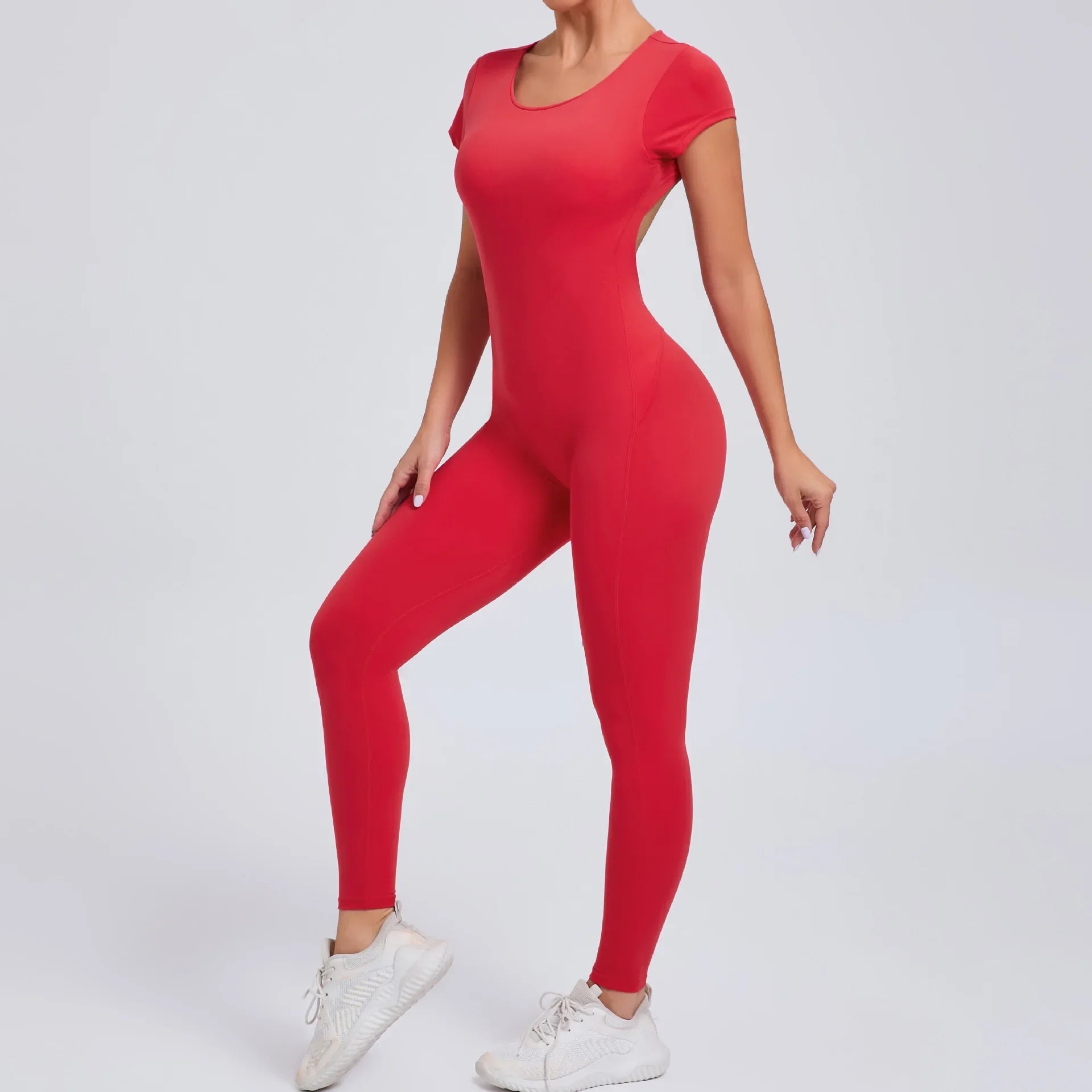 Jumpsuit Women 2024 Sportswear Padding Sports Overalls for Women Tracksuit One Pieces Monos Para Mujer Brown Beige Red Grey Navy