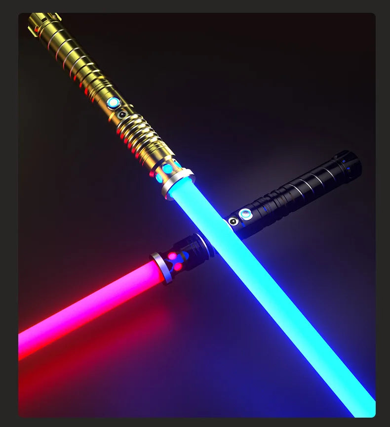 Lightsaber Metal Laser Sword Toys RGB Light Saber 7 Color Change Kids Soundfonts Force FX FOC Blaster Toys Jedi Laser Sword Gift