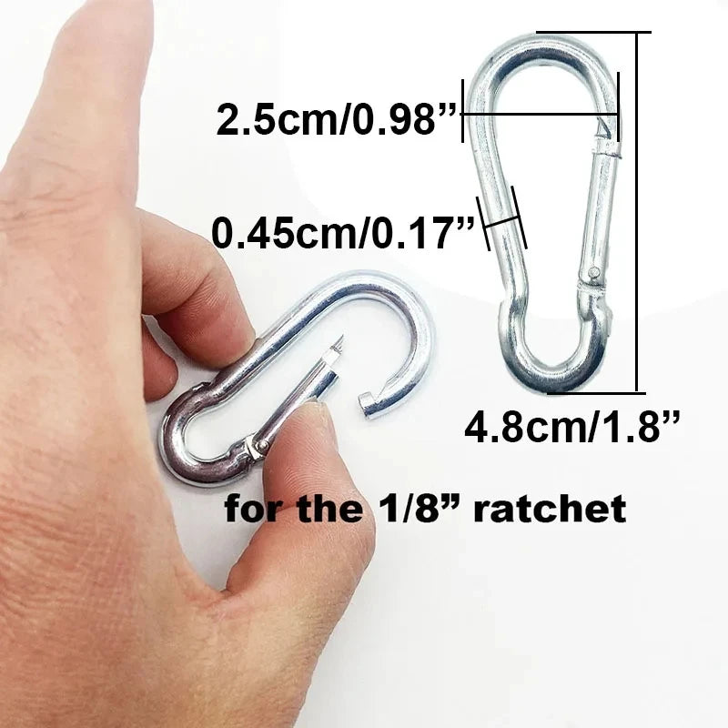 6pcs Reflective Camping Tent Rope Tie Down Fastener Fixed Buckle Pulley Tensioner Ratchet Hangers Awning Wind Rope Outdoor