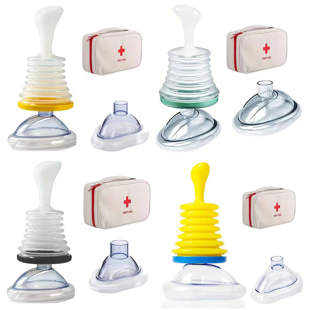 First Aid Kit Emergency Choking Rescue Device Adult Kids Choking Breathing Trainer Anti Suffocation Home Asphyxia Rescues Device