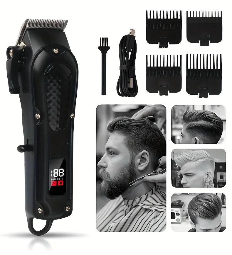 Barbershop special electric hairdresser silent metal body fast charging cordless set home personal care small appliances shave