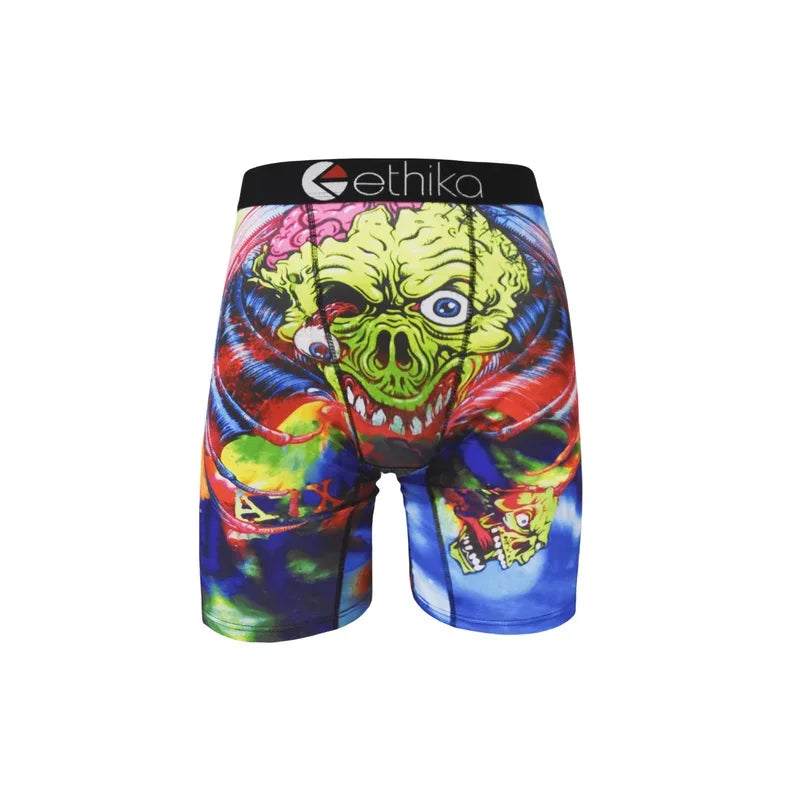 ETHIKA Sexy Men's Underwear Boxers Shorts Fashion Man Underpants Panties Print Men Innerwear Mens Boxer Shorts Male Boxer Briefs