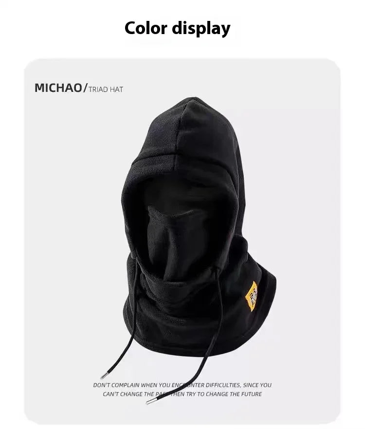 Winter Warm Hat with Mask and Neck Warmer 3-in-1 Windproof Balaclava for Men and Women Cycling Cold Weather Protection